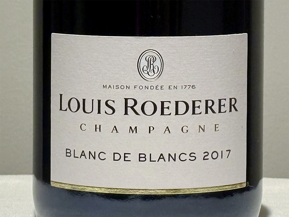 Bouteille du vin marquant Larmandier-Bernier